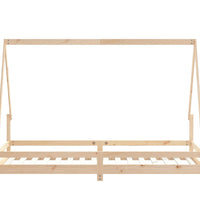 Kinderbett 80x200 cm Massivholz Kiefer