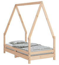 Kinderbett 70x140 cm Massivholz Kiefer
