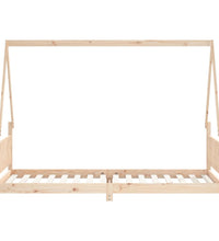 Kinderbett 80x200 cm Massivholz Kiefer
