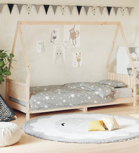 Kinderbett 80x200 cm Massivholz Kiefer