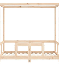 Kinderbett 70x140 cm Massivholz Kiefer