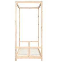 Kinderbett 80x200 cm Massivholz Kiefer