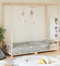 Kinderbett 80x200 cm Massivholz Kiefer