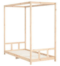 Kinderbett 90x200 cm Massivholz Kiefer