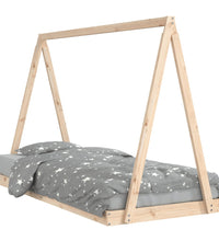 Kinderbett 90x200 cm Massivholz Kiefer