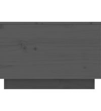 Couchtisch Grau 60x53x35 cm Massivholz Kiefer