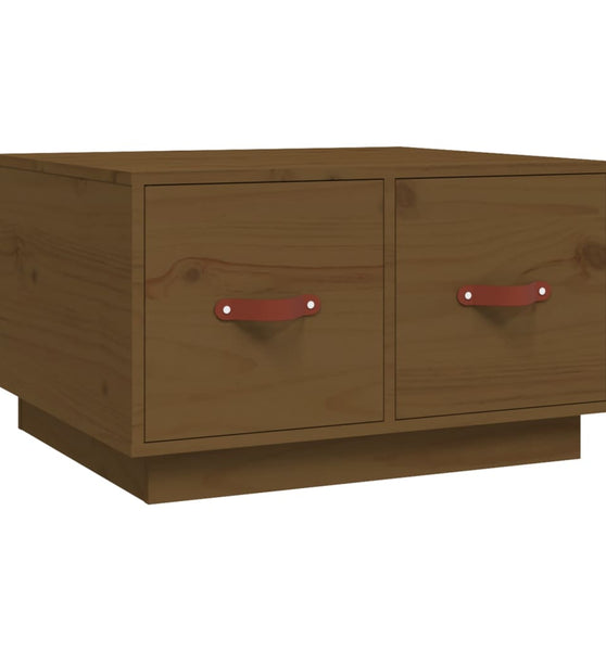 Couchtisch Honigbraun 60x53x35 cm Massivholz Kiefer