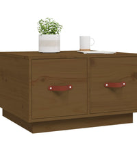Couchtisch Honigbraun 60x53x35 cm Massivholz Kiefer