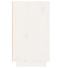 Weinregal Weiß 23x34x61 cm Massivholz Kiefer