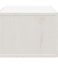Wand-Nachttisch Weiß 40x29,5x22 cm