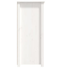 Sideboard Weiß 83x41,5x100 cm Massivholz Kiefer