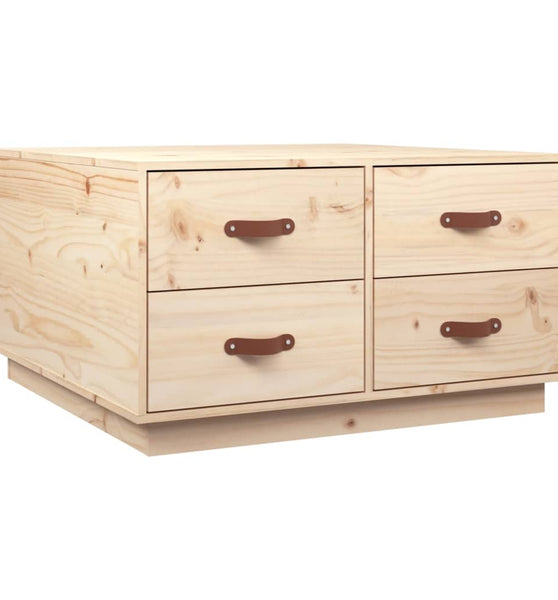 Couchtisch 80x80x45 cm Massivholz Kiefer