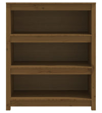 Bücherregal Honigbraun 80x35x97 cm Massivholz Kiefer