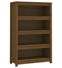 Bücherregal Honigbraun 80x35x126 cm Massivholz Kiefer