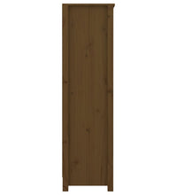 Bücherregal Honigbraun 80x35x126 cm Massivholz Kiefer