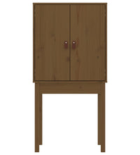 Highboard Honigbraun 60x40x120 cm Massivholz Kiefer