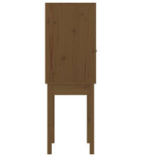Highboard Honigbraun 60x40x120 cm Massivholz Kiefer