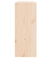 Weinregal 62x25x62 cm Massivholz Kiefer