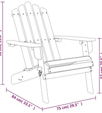 Adirondack-Gartenstühle mit Fußteilen 2 Stk. Massivholz Akazie