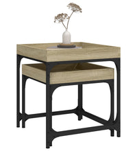 Beistelltische 2 Stk. Sonoma-Eiche Holzwerkstoff