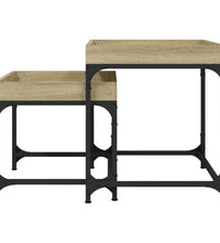 Beistelltische 2 Stk. Sonoma-Eiche Holzwerkstoff