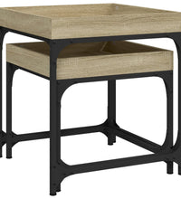 Beistelltische 2 Stk. Sonoma-Eiche Holzwerkstoff