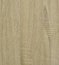 Couchtisch Sonoma Eiche 102x50x40 cm Holzwerkstoff und Eisen