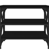 Beistelltisch Schwarz 55x38x45 cm Holzwerkstoff