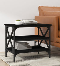 Beistelltisch Schwarz 55x38x45 cm Holzwerkstoff