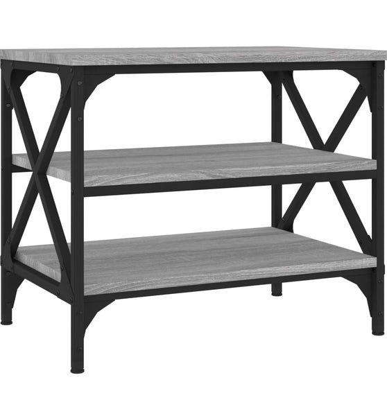 Beistelltisch Grau Sonoma 55x38x45 cm Holzwerkstoff