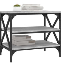 Beistelltisch Grau Sonoma 55x38x45 cm Holzwerkstoff
