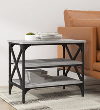 Beistelltisch Grau Sonoma 55x38x45 cm Holzwerkstoff