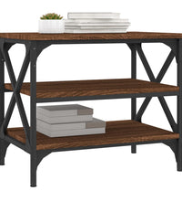 Beistelltisch Braun Eichen-Optik 55x38x45 cm Holzwerkstoff