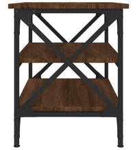 Beistelltisch Braun Eichen-Optik 55x38x45 cm Holzwerkstoff