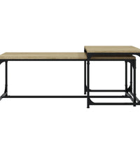 Couchtische 2 Stk. Sonoma-Eiche Holzwerkstoff