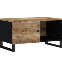 Couchtisch 80x50x40 cm Massivholz Mango & Holzwerkstoff