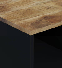 Couchtisch 80x50x40 cm Massivholz Mango & Holzwerkstoff