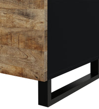 Couchtisch 80x50x40 cm Massivholz Mango & Holzwerkstoff