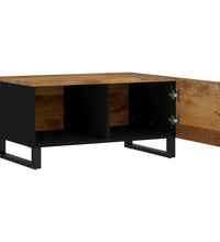 Couchtisch 80x50x40 cm Massivholz Mango & Holzwerkstoff