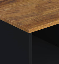Couchtisch 80x50x40 cm Massivholz Mango & Holzwerkstoff