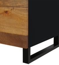 Couchtisch 80x50x40 cm Massivholz Mango & Holzwerkstoff
