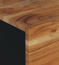 Couchtisch 80x50x40 cm Massivholz Akazie & Holzwerkstoff