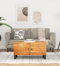 Couchtisch 80x50x40 cm Massivholz Akazie & Holzwerkstoff