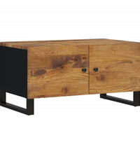 Couchtisch 80x50x40 cm Massivholz Mango & Holzwerkstoff