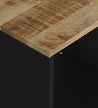 Couchtisch 40x31x46 cm Massivholz Mango & Holzwerkstoff