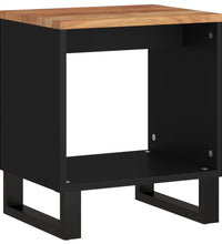 Couchtisch 40x31x46 cm Massivholz Akazie & Holzwerkstoff