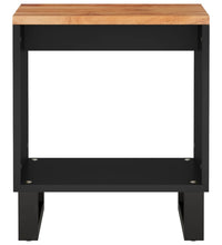 Couchtisch 40x31x46 cm Massivholz Akazie & Holzwerkstoff