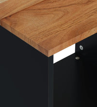 Couchtisch 40x31x46 cm Massivholz Akazie & Holzwerkstoff