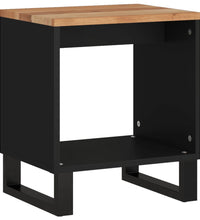Couchtisch 40x31x46 cm Massivholz Akazie & Holzwerkstoff
