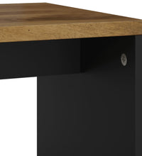 Couchtisch 40x31x46 cm Massivholz Mango & Holzwerkstoff